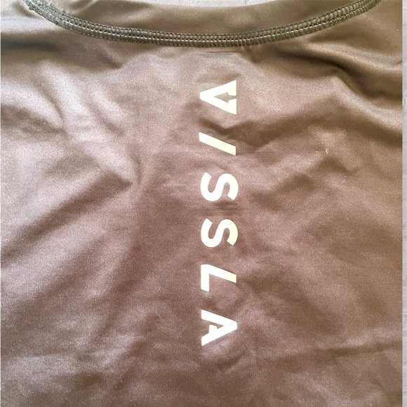 Vissla Shirt Mens Medium Black UVA UVB Protection Short Sleeve Water Rash Guard - Picture 5 of 6